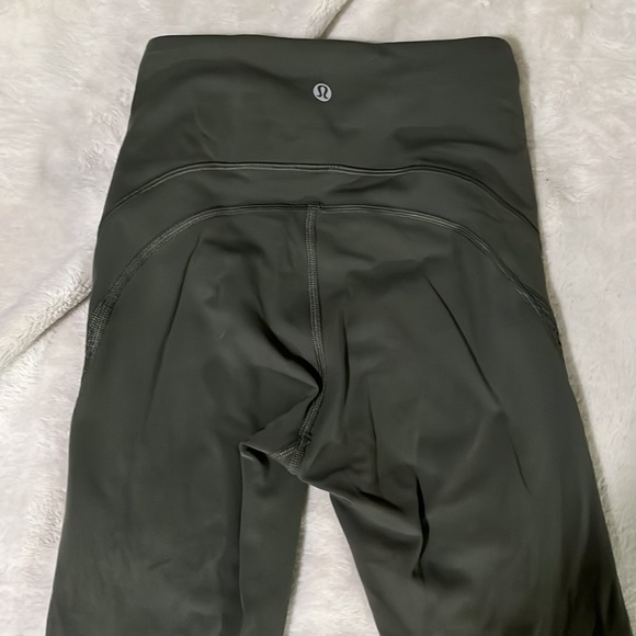 Green Lululemon Tights - Picture 2 of 3